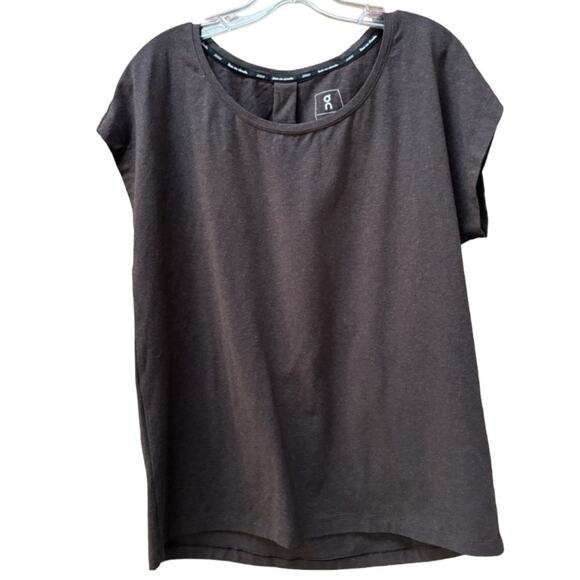 ON Runing Short Sleeve Women’s On-T Tee Top Brown Medium Swiss Engineering - Picture 1 of 7